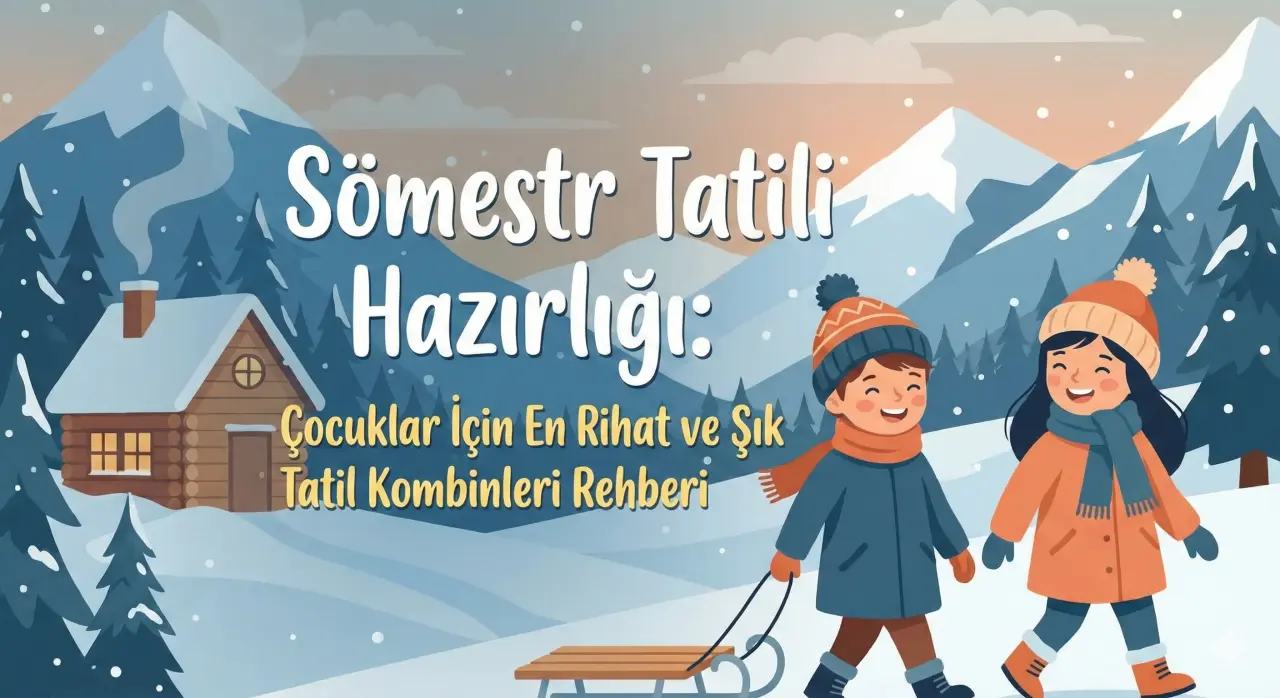 Sömestr Tatili Hazırlığı: Çocuklar İçin En Rahat ve Şık Tatil Kombinleri Rehberi