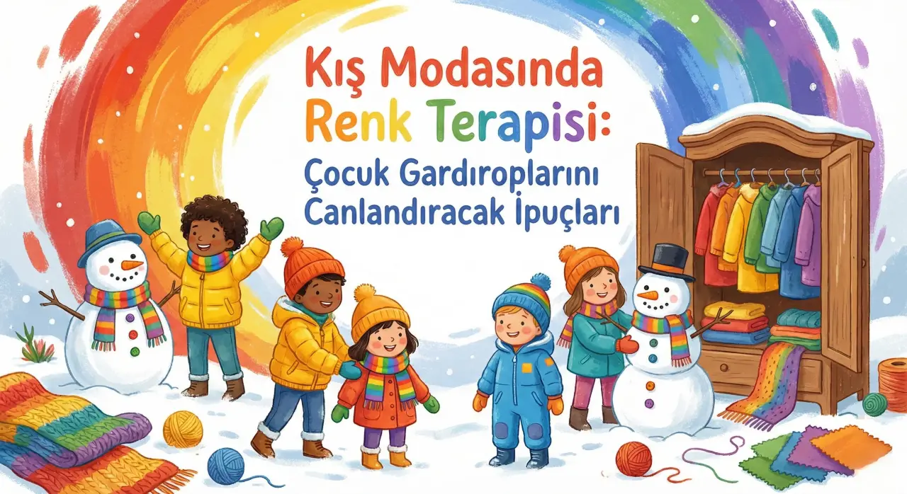 Kış Modasında Renk Terapisi: Çocuk Gardıroplarını Canlandıracak İpuçları