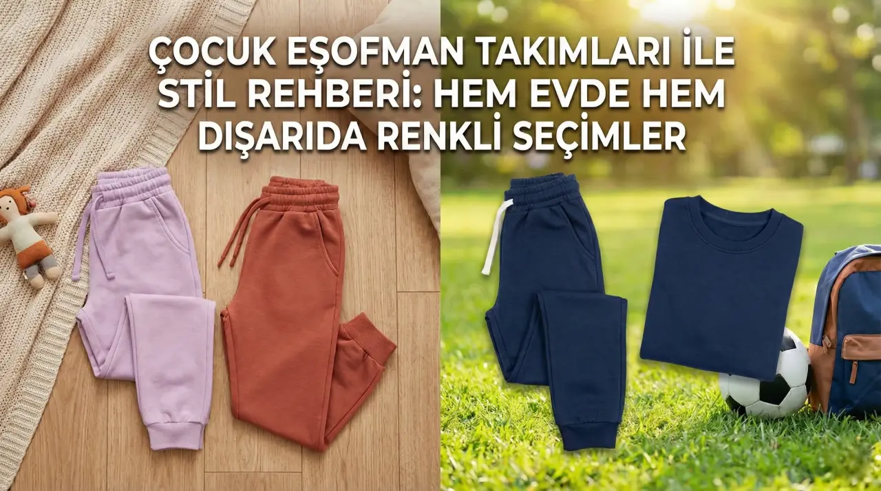 Çocuk Eşofman Takımları ile Stil Rehberi: Hem Evde Hem Dışarıda Renkli Seçimler
