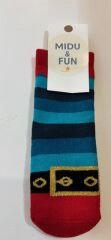 Holiday Stripe Unisex Çocuk Çorap