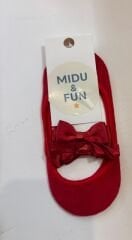 Mini Classic Kız Çocuk Çorap-Kırmızı