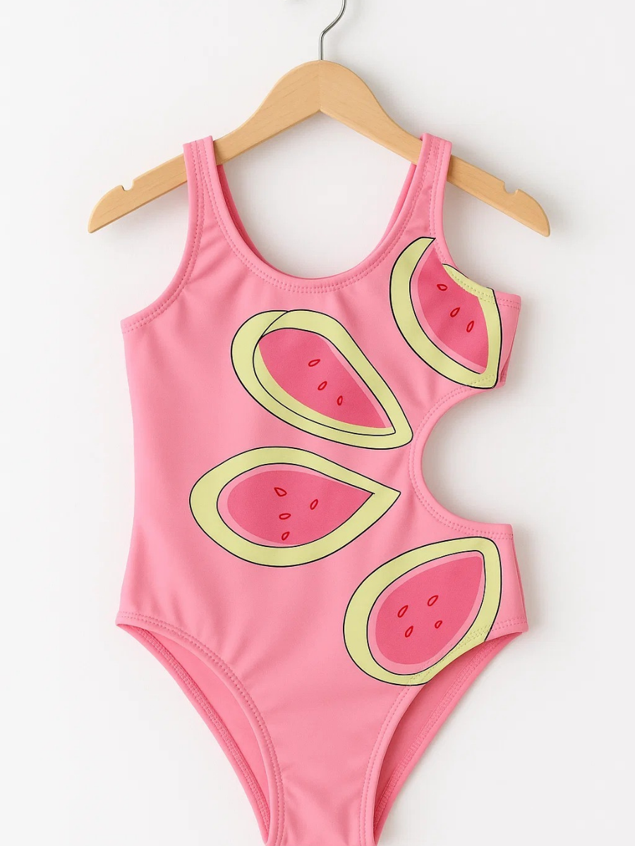 Fruit Fun Kız Çocuk Mayosu – Pembe