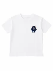 Cool Monster Erkek Çocuk Tişört - Beyaz