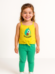 Avocado Kız Çocuk Takım - Sarı