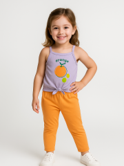 Orange Kız Çocuk Takım - Mor