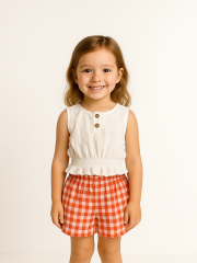 Cherry Kız Çocuk Takım - Kırmızı