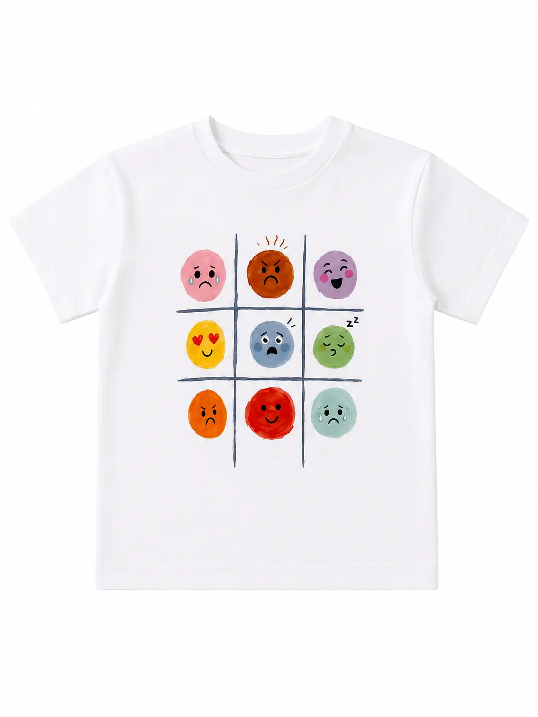 Mood Club Unisex Çocuk Tişört - Beyaz