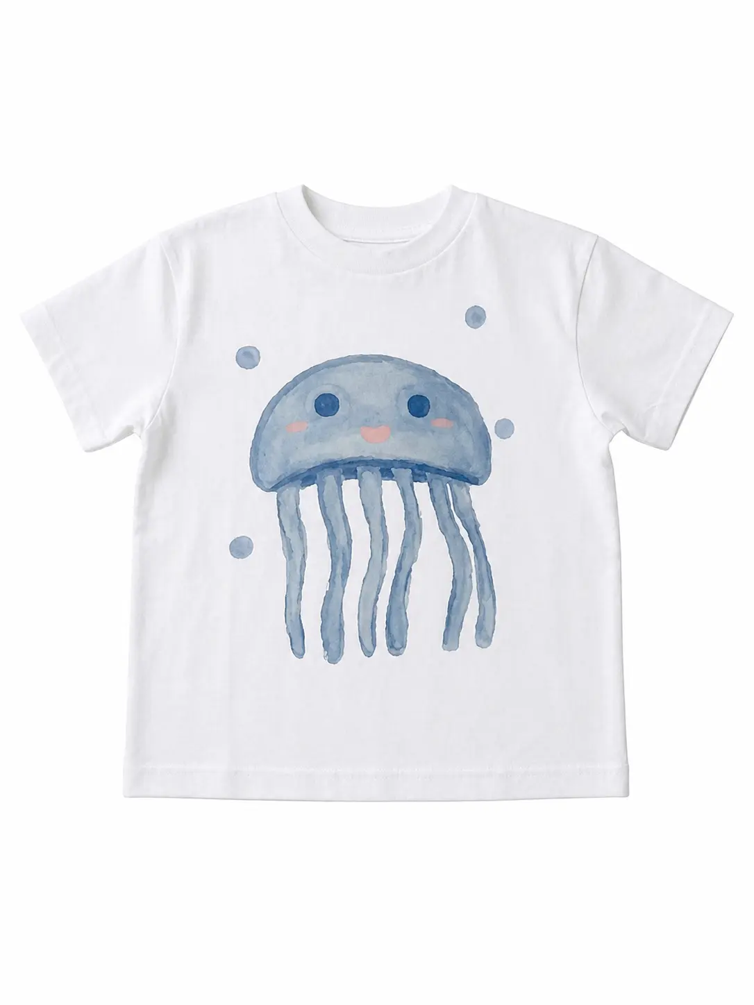 Sea Buddy Unisex Çocuk Tişört - Beyaz
