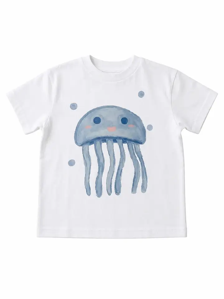 Sea Buddy Unisex Çocuk Tişört - Beyaz 6-8 YAŞ