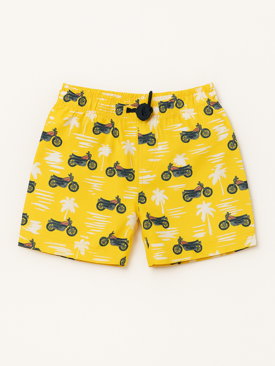 Rider Erkek Çocuk Mayo -Sarı