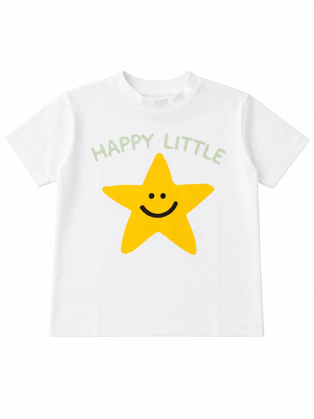 Star Vibes Unisex Çocuk Tişört - Beyaz