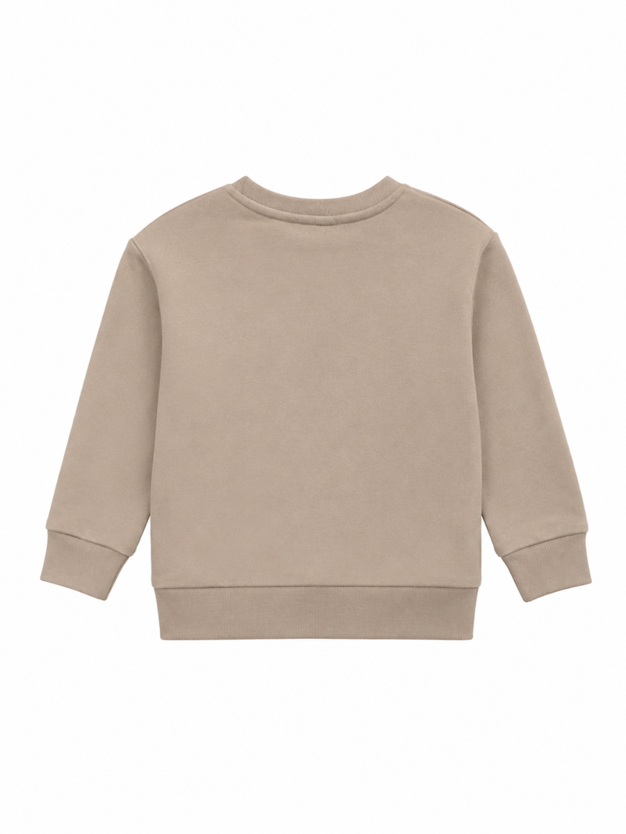 Kitty Mood Kız Çocuk Sweatshirt - Bej