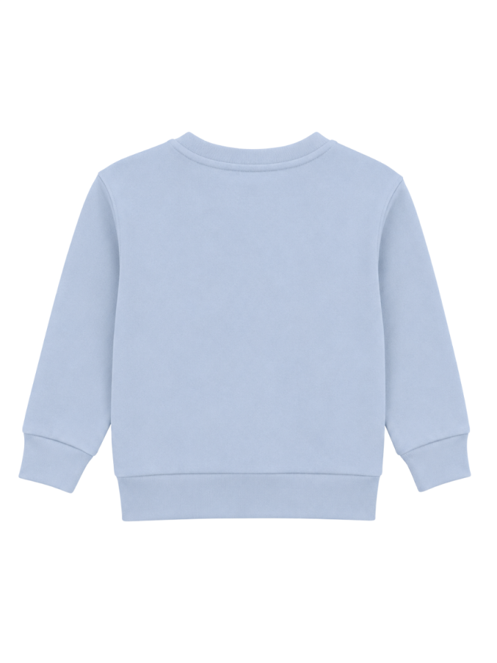 Parisian Puppy Unisex Çocuk Sweatshirt - Mavi