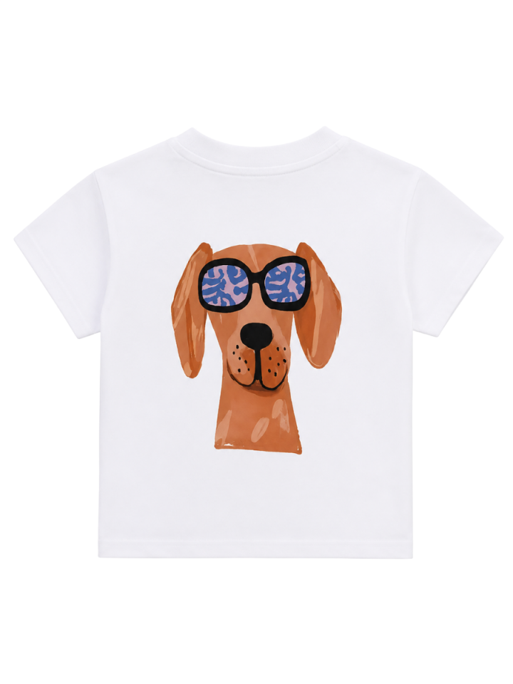 Puppy Love Unisex T-shirt - Beyaz 4-6 YAŞ
