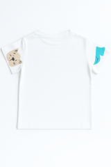 Puppy Erkek Çocuk Tişört-Beyaz