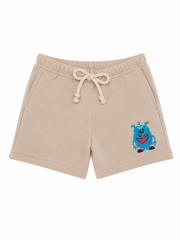 Monster Buddy Erkek Cocuk Şort - Bej