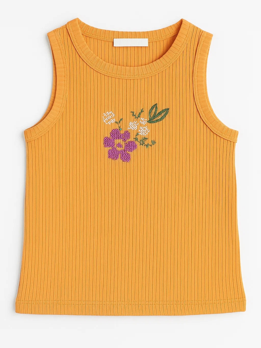 Tangerine Kız Çocuk Tişört - Turuncu