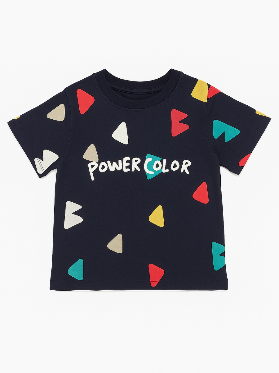 Power Erkek Çocuk Tişört - Lacivert