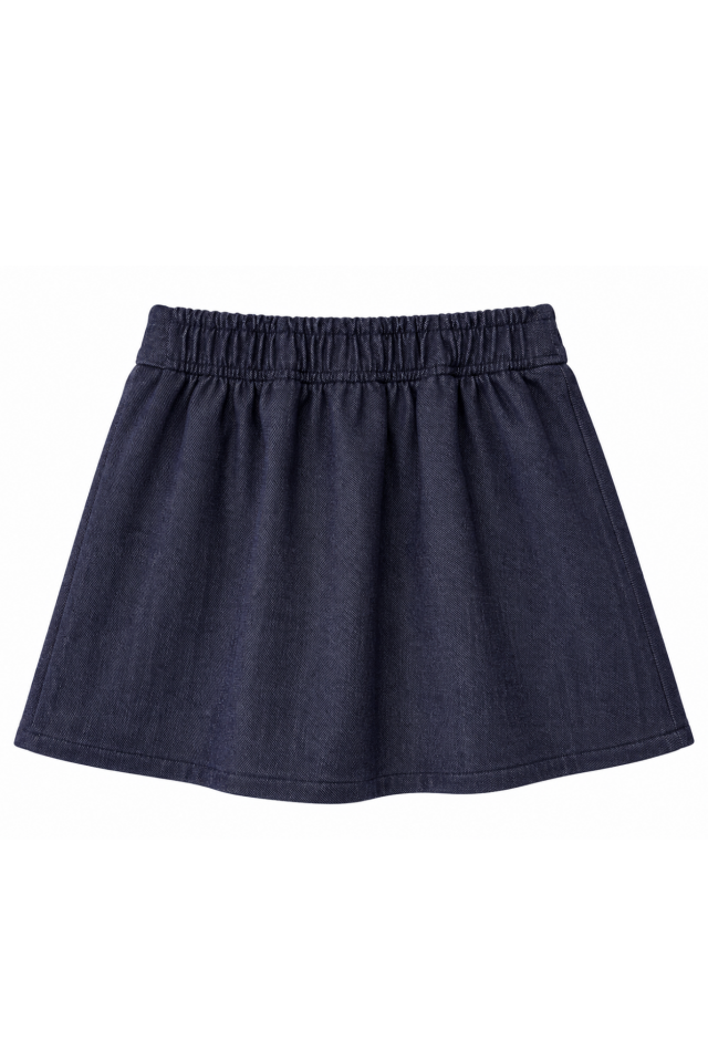 Navy Pleated Etek - Lacivert 2-4 YAŞ