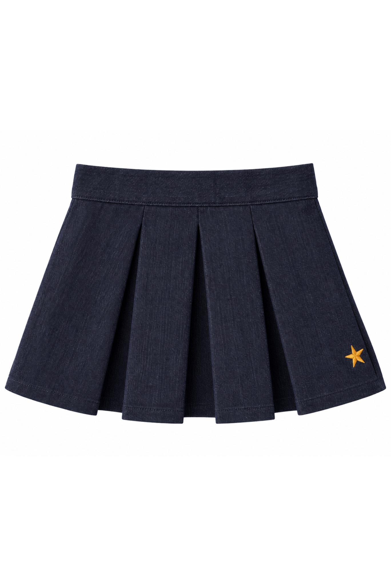 Navy Pleated Etek - Lacivert 6-8 YAŞ