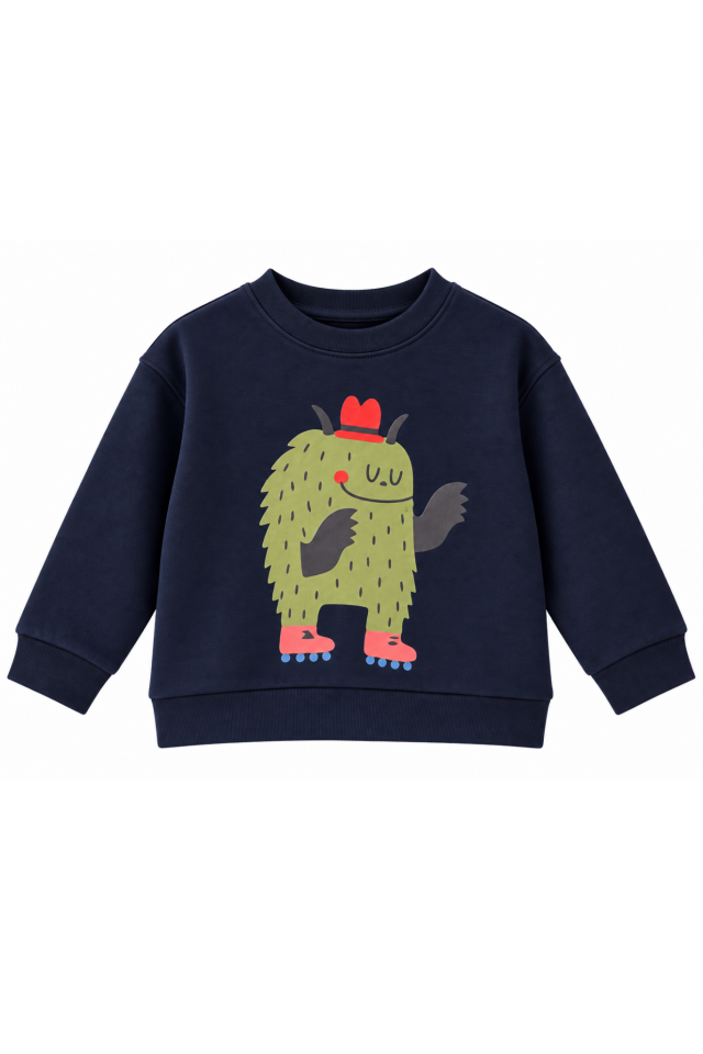 Roller Monster Unisex Sweatshirt - Lacivert
