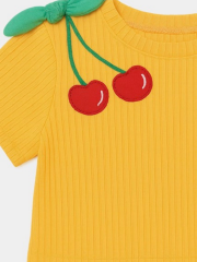 Fresh Kız Çocuk Tişört - Turuncu