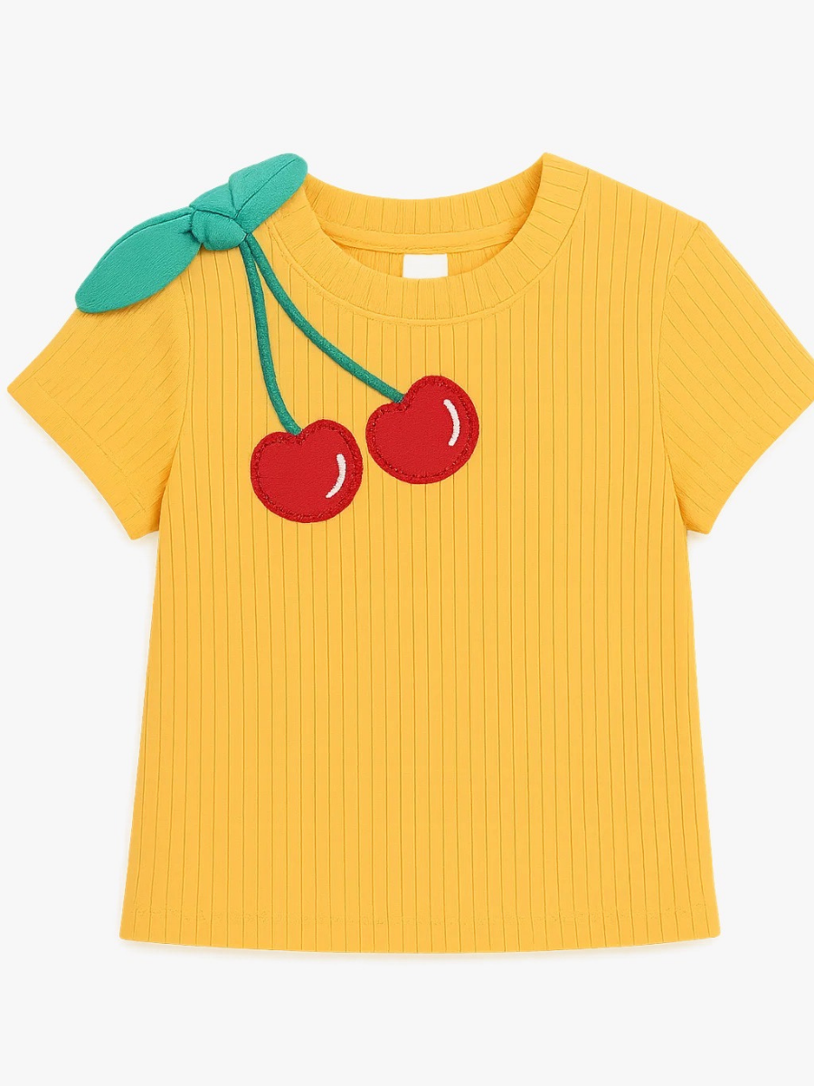 Fresh Kız Çocuk Tişört - Turuncu