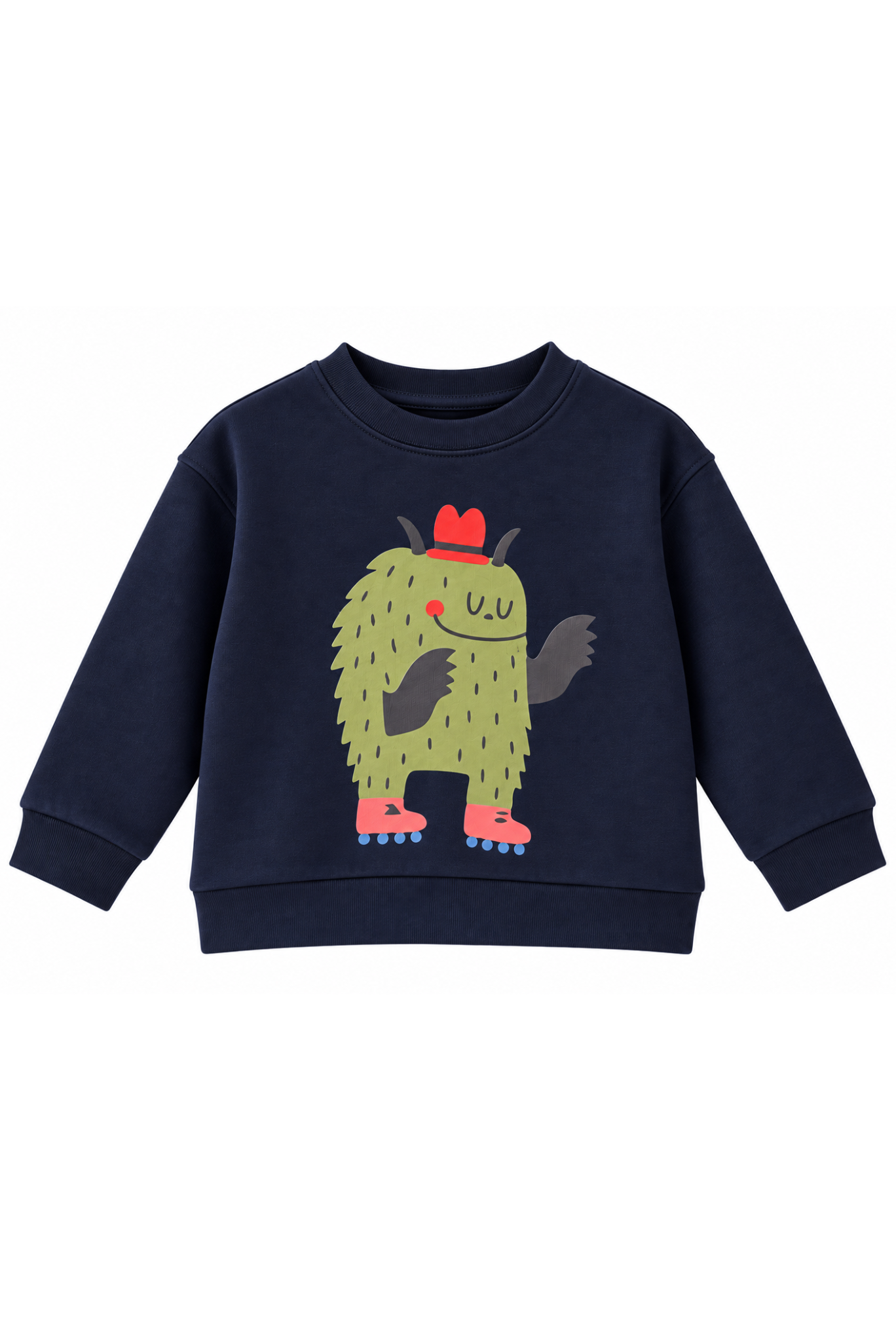 Roller Monster Unisex Sweatshirt - Lacivert 4-6 YAŞ