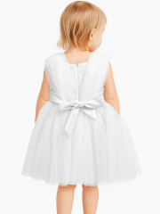 Rosy Kız Çocuk Elbise - Beyaz