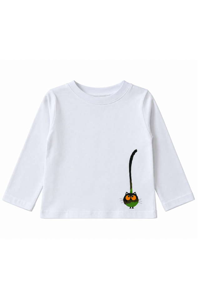 Little Cat Tişört - Beyaz 2-4 YAŞ