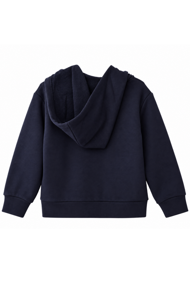 Little Star Fermuarlı Sweatshirt - Lacivert