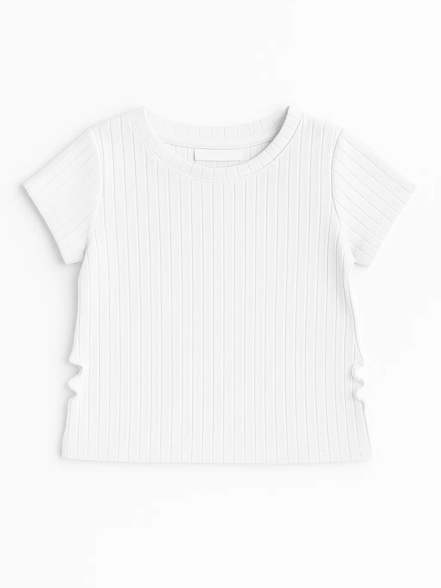 Vanilla Kız Çocuk Tişört - Beyaz