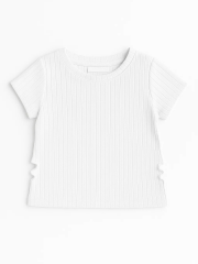 Vanilla Kız Çocuk Tişört - Beyaz