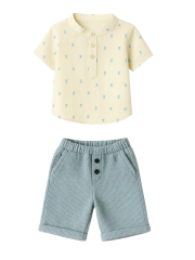 Easy Erkek Çocuk Takım- Beyaz/Mavi