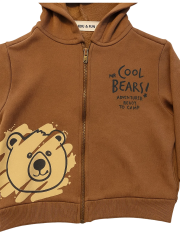 Cool Bear Erkek Çocuk Sweatshirt - Kahverengi