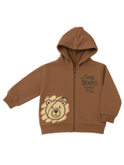 Cool Bear Erkek Çocuk Sweatshirt - Kahverengi