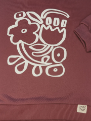 Soft Blossom Kız Çocuk Sweatshirt - Gül Kurusu