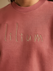 Lilium Kız Çocuk Sweatshirt - Gül Kurusu