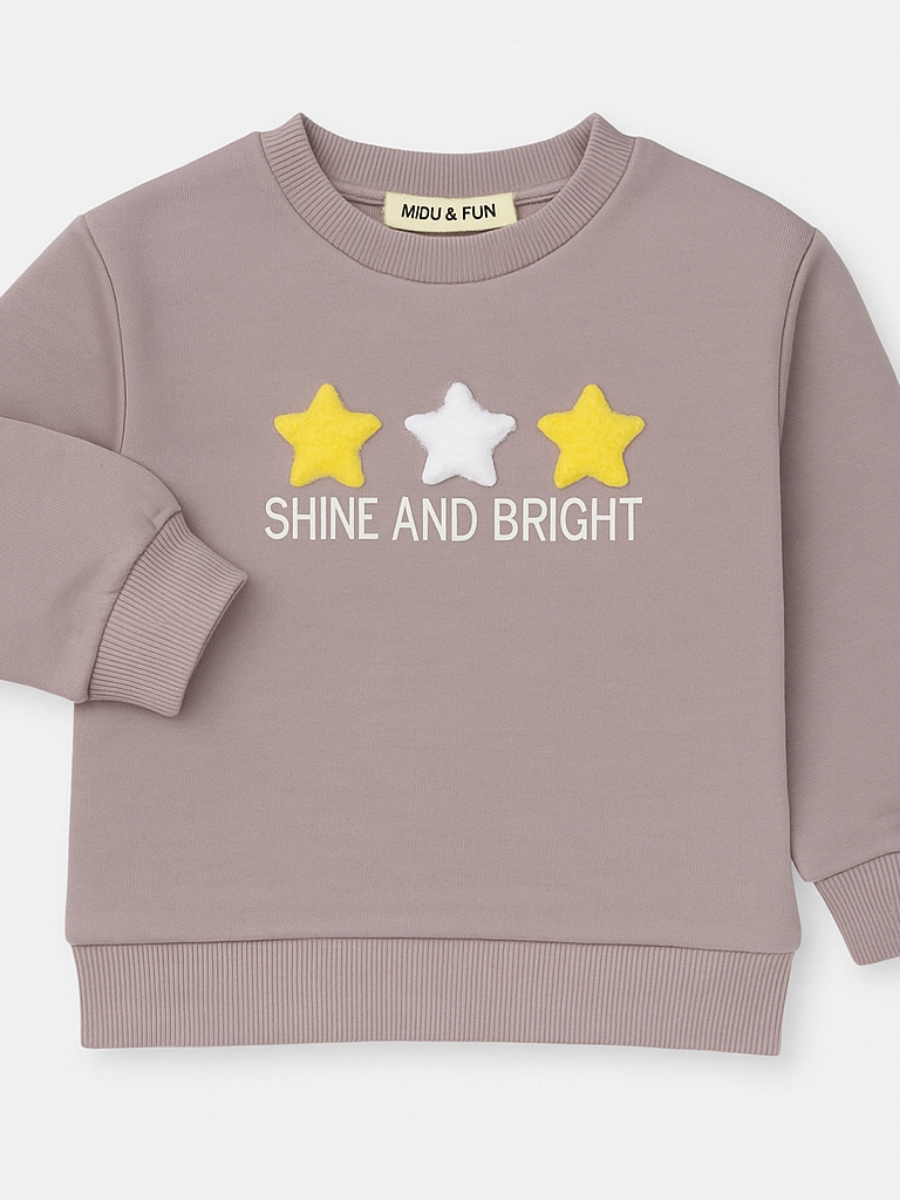 Twinkle Kız Çocuk Sweatshirt - Lila