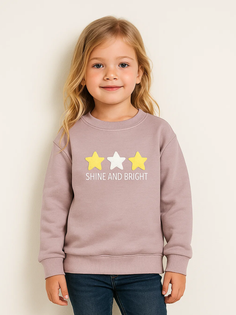 Twinkle Kız Çocuk Sweatshirt - Lila