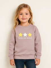 Twinkle Kız Çocuk Sweatshirt - Lila