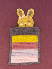 Bunny Kız Çocuk Sweatshirt - Mürdüm