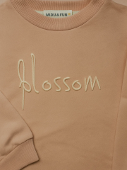 Blossom Kız Çocuk Sweatshirt - Pudra