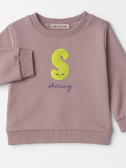 Shining Kız Çocuk Sweatshirt - Lila