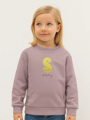 Shining Kız Çocuk Sweatshirt - Lila