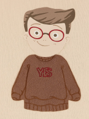 Smart Buddy İnce Erkek Çocuk Sweatshirt - Bej