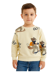 Scooter İnce Erkek Çocuk Sweatshirt - Bej