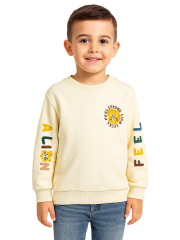 Tiny Tiger İnce Erkek Çocuk Sweatshirt - Bej