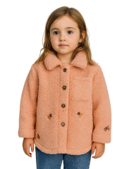 Warm Kız Çocuk Mont - Somon