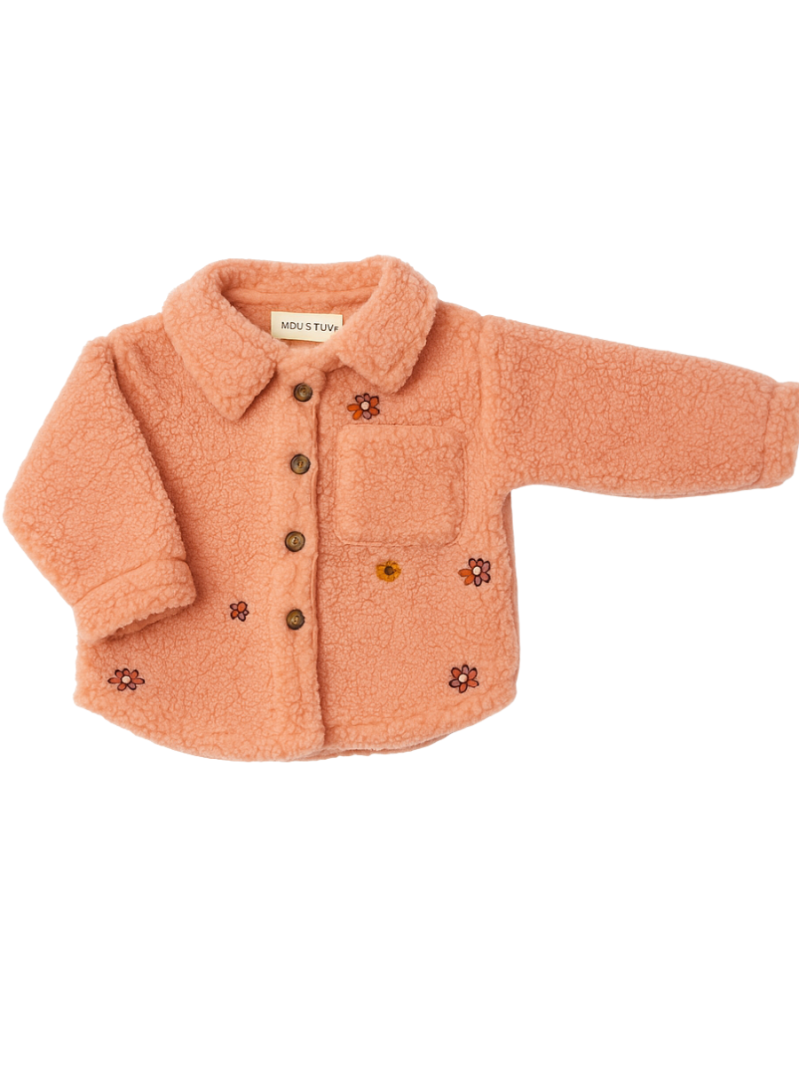 Warm Kız Çocuk Mont - Somon